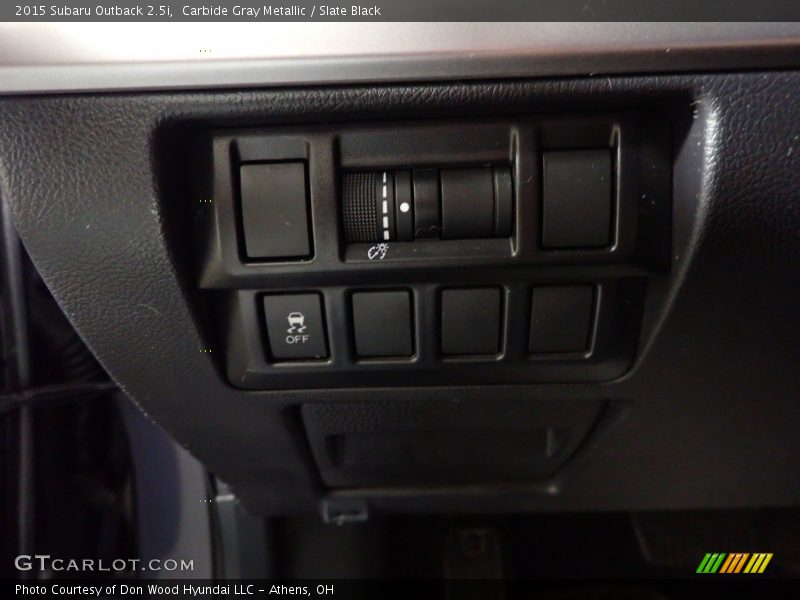 Carbide Gray Metallic / Slate Black 2015 Subaru Outback 2.5i