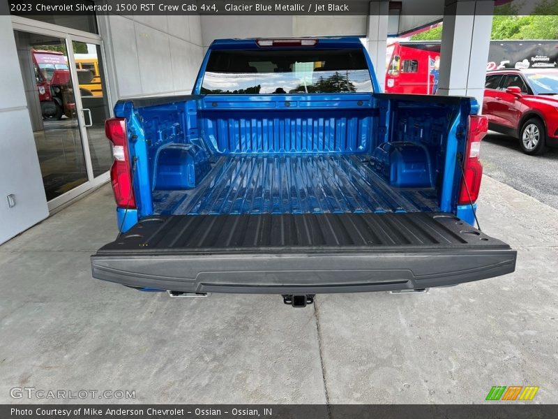 Glacier Blue Metallic / Jet Black 2023 Chevrolet Silverado 1500 RST Crew Cab 4x4