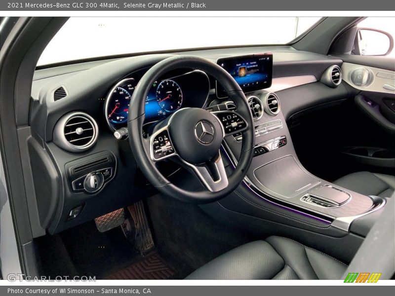 Selenite Gray Metallic / Black 2021 Mercedes-Benz GLC 300 4Matic