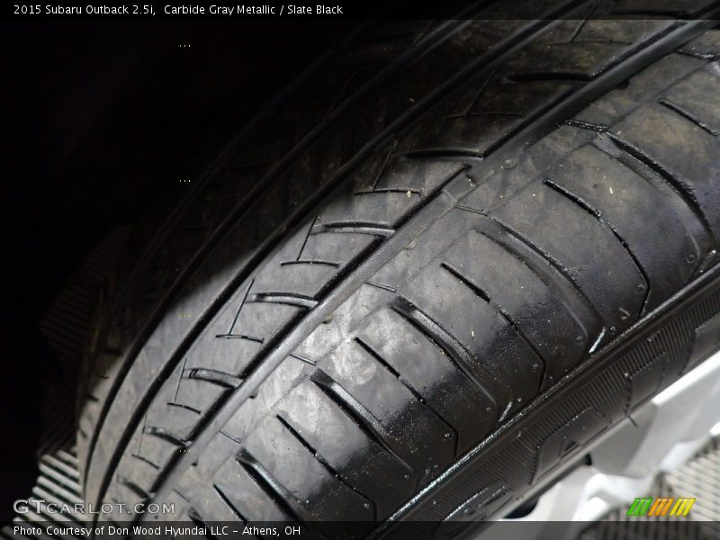 Carbide Gray Metallic / Slate Black 2015 Subaru Outback 2.5i