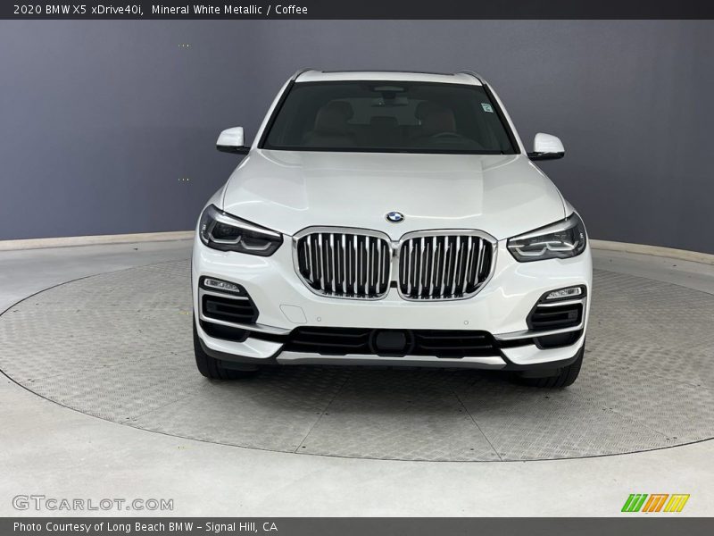 Mineral White Metallic / Coffee 2020 BMW X5 xDrive40i