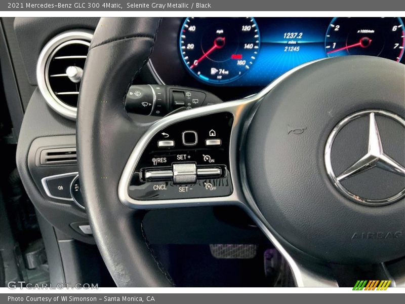 Selenite Gray Metallic / Black 2021 Mercedes-Benz GLC 300 4Matic
