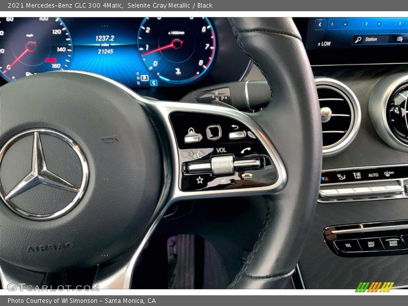 Selenite Gray Metallic / Black 2021 Mercedes-Benz GLC 300 4Matic