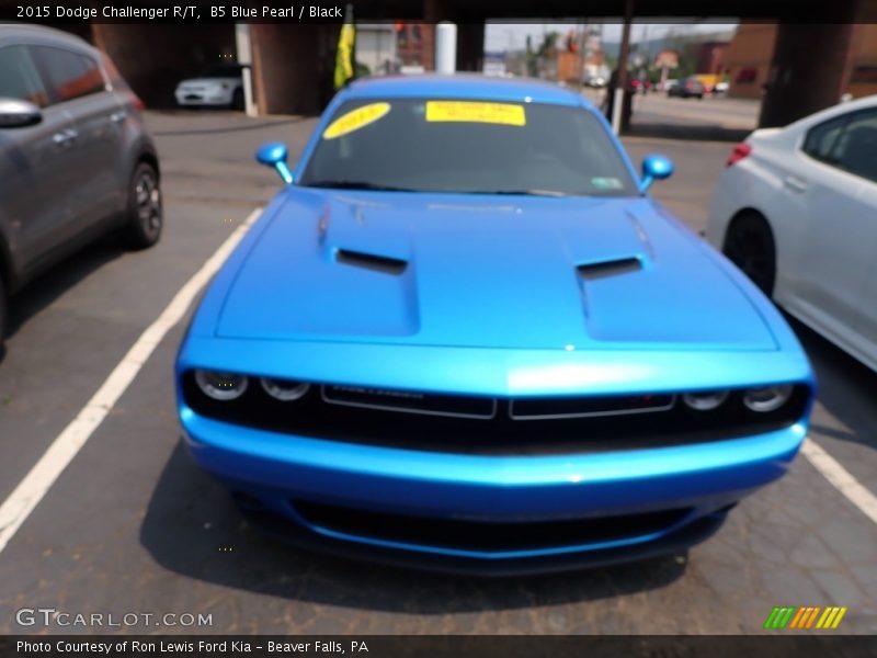 B5 Blue Pearl / Black 2015 Dodge Challenger R/T