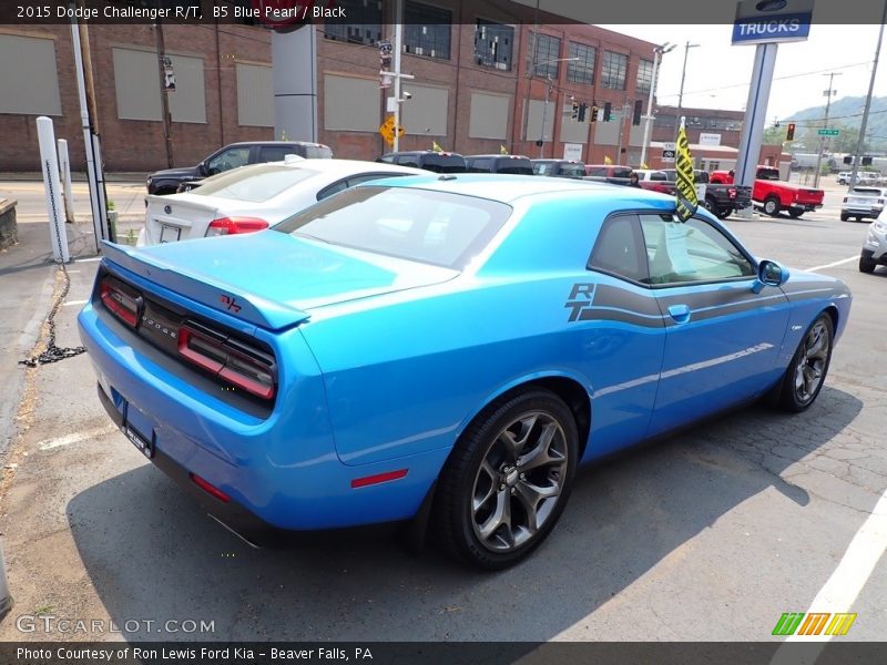 B5 Blue Pearl / Black 2015 Dodge Challenger R/T