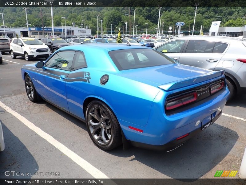 B5 Blue Pearl / Black 2015 Dodge Challenger R/T