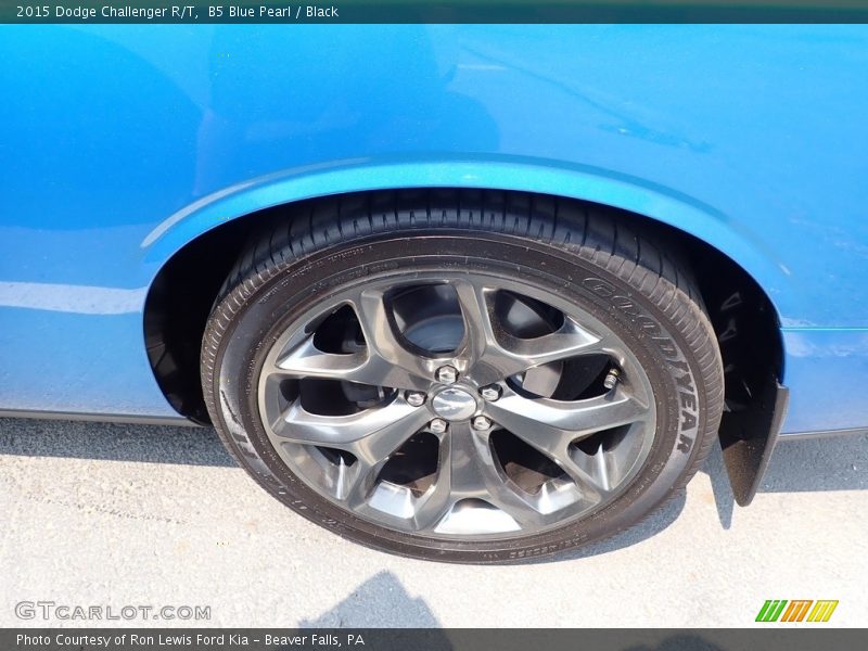 B5 Blue Pearl / Black 2015 Dodge Challenger R/T