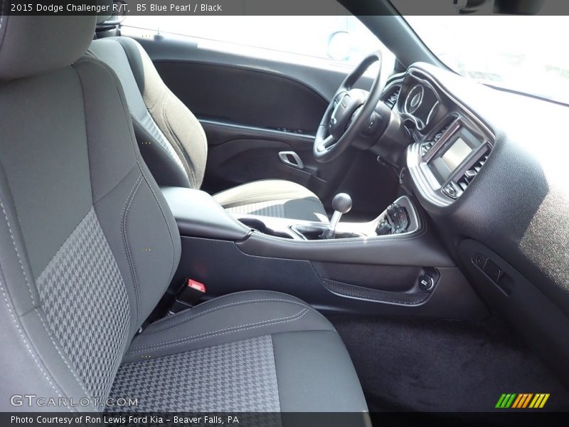 B5 Blue Pearl / Black 2015 Dodge Challenger R/T