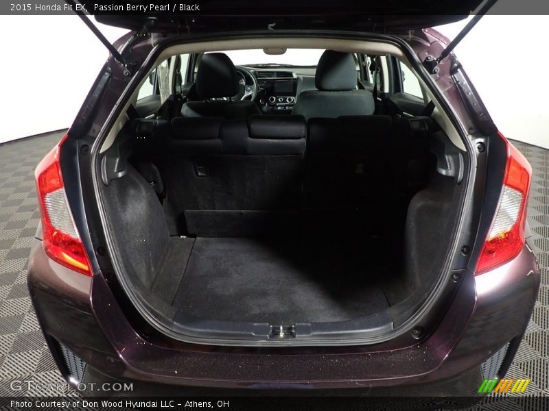 Passion Berry Pearl / Black 2015 Honda Fit EX
