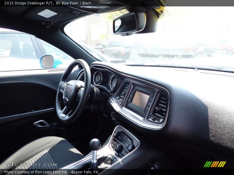 B5 Blue Pearl / Black 2015 Dodge Challenger R/T