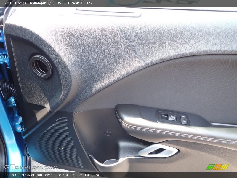 B5 Blue Pearl / Black 2015 Dodge Challenger R/T