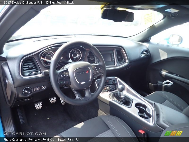 B5 Blue Pearl / Black 2015 Dodge Challenger R/T