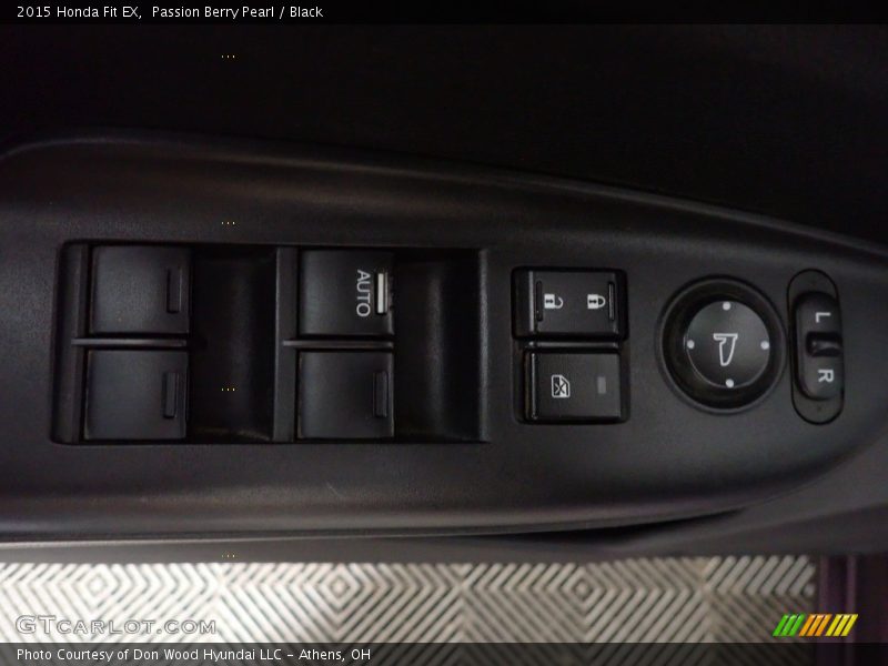Passion Berry Pearl / Black 2015 Honda Fit EX