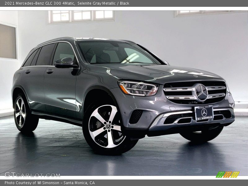 Selenite Gray Metallic / Black 2021 Mercedes-Benz GLC 300 4Matic