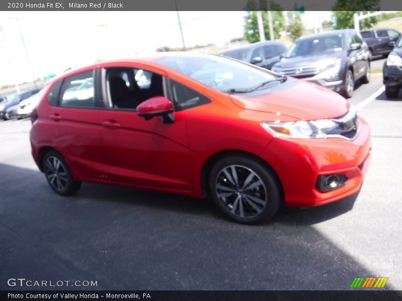 Milano Red / Black 2020 Honda Fit EX