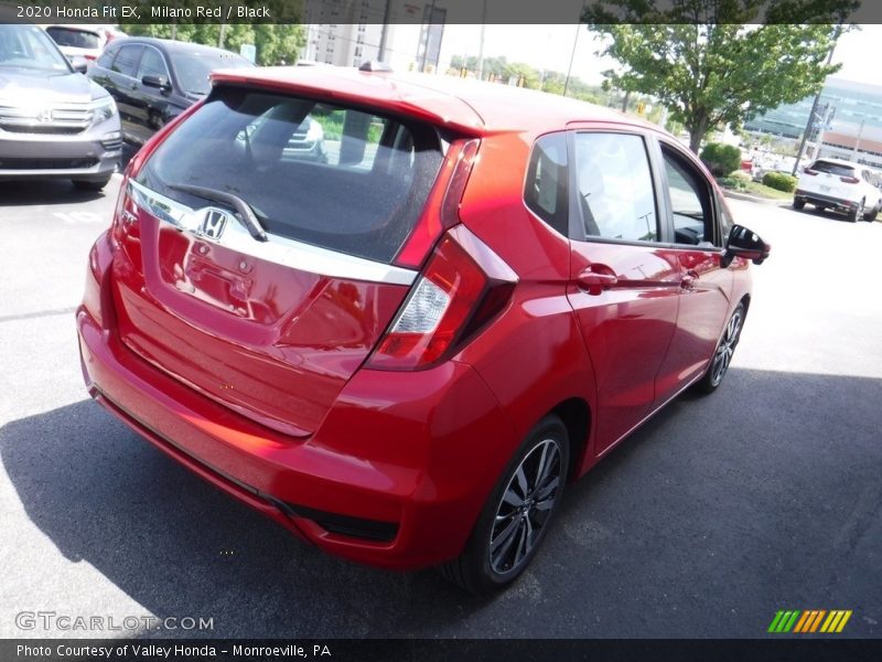 Milano Red / Black 2020 Honda Fit EX