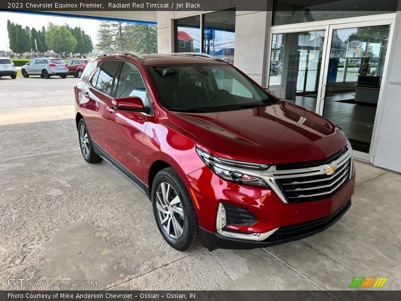 Radiant Red Tintcoat / Jet Black 2023 Chevrolet Equinox Premier