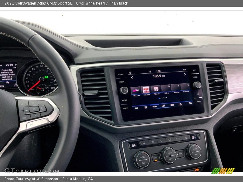 Controls of 2021 Atlas Cross Sport SE