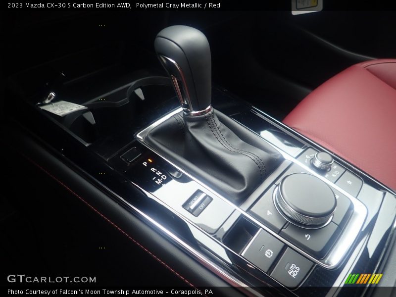 Polymetal Gray Metallic / Red 2023 Mazda CX-30 S Carbon Edition AWD