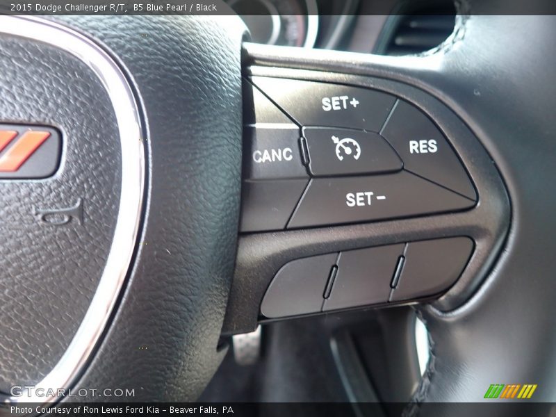 B5 Blue Pearl / Black 2015 Dodge Challenger R/T