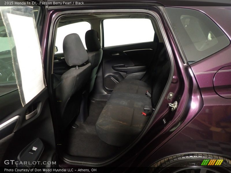 Passion Berry Pearl / Black 2015 Honda Fit EX