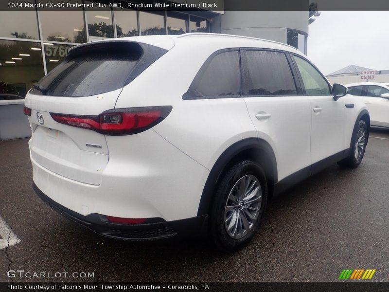 Rhodium White Premium / Black 2024 Mazda CX-90 Preferred Plus AWD