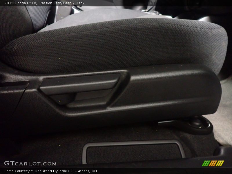 Passion Berry Pearl / Black 2015 Honda Fit EX