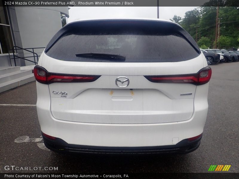 Rhodium White Premium / Black 2024 Mazda CX-90 Preferred Plus AWD
