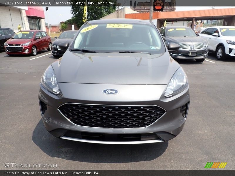 Carbonized Gray / Dark Earth Gray 2022 Ford Escape SE 4WD