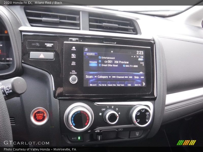 Milano Red / Black 2020 Honda Fit EX