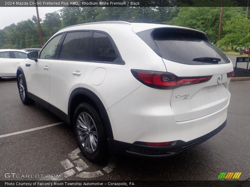 Rhodium White Premium / Black 2024 Mazda CX-90 Preferred Plus AWD