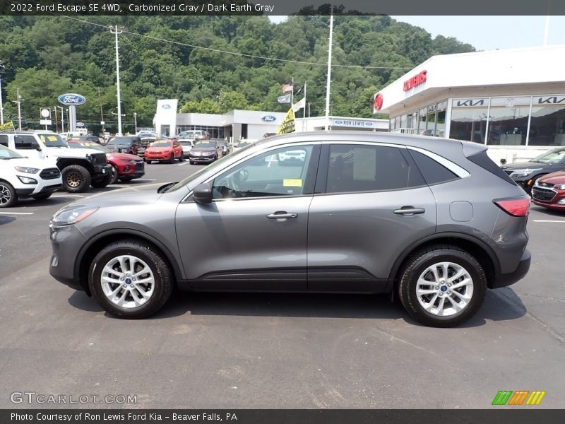 Carbonized Gray / Dark Earth Gray 2022 Ford Escape SE 4WD