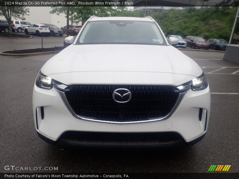 Rhodium White Premium / Black 2024 Mazda CX-90 Preferred Plus AWD