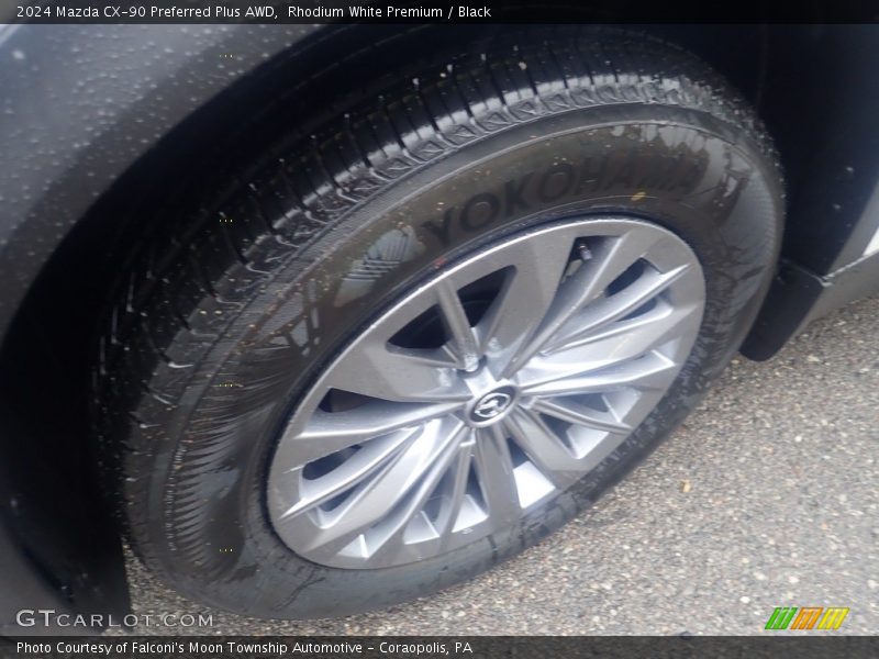 Rhodium White Premium / Black 2024 Mazda CX-90 Preferred Plus AWD