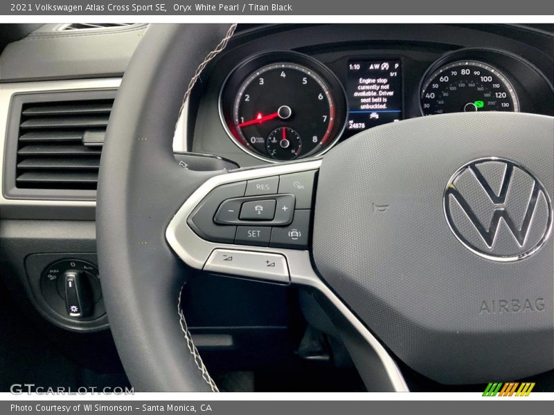  2021 Atlas Cross Sport SE Steering Wheel