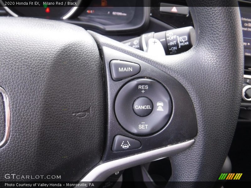 Milano Red / Black 2020 Honda Fit EX