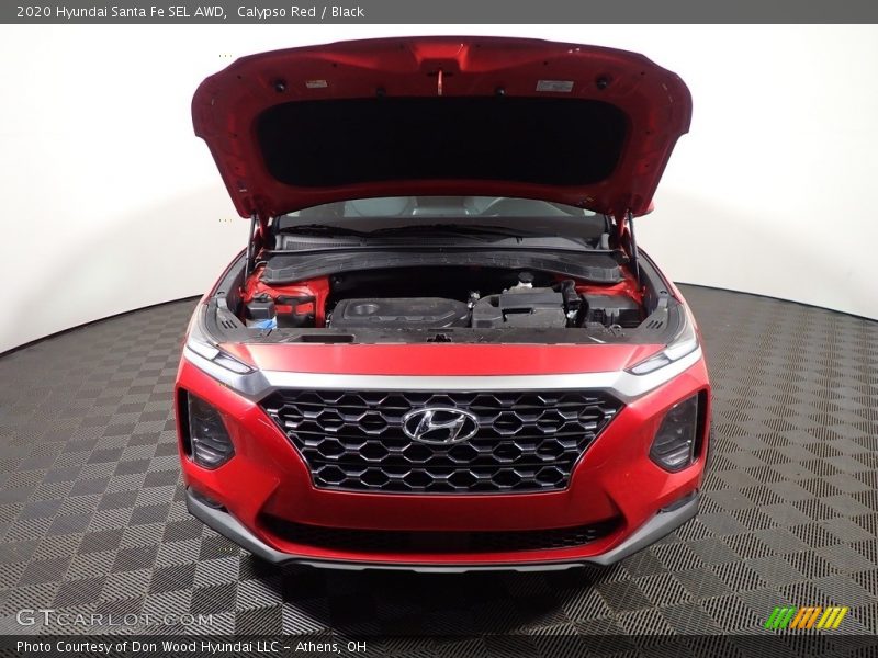 Calypso Red / Black 2020 Hyundai Santa Fe SEL AWD