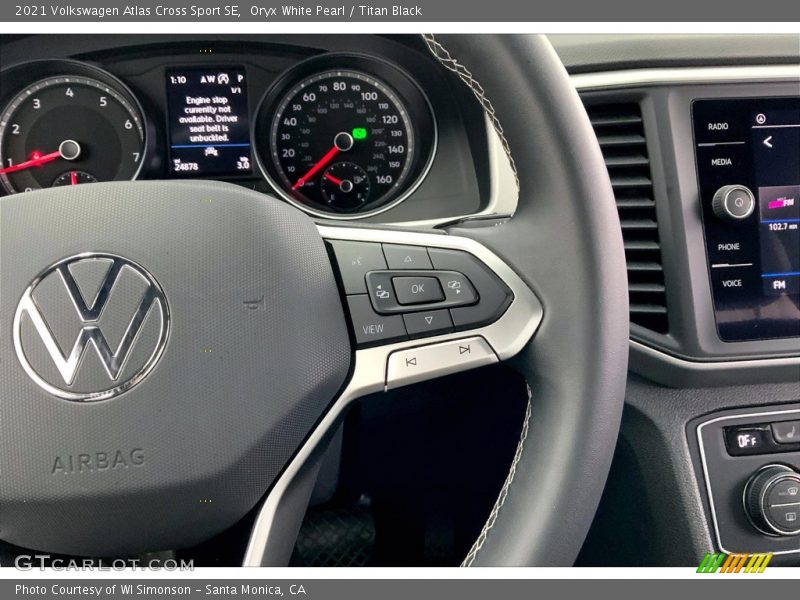  2021 Atlas Cross Sport SE Steering Wheel