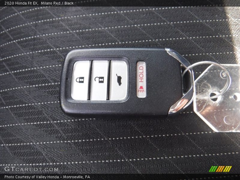Milano Red / Black 2020 Honda Fit EX