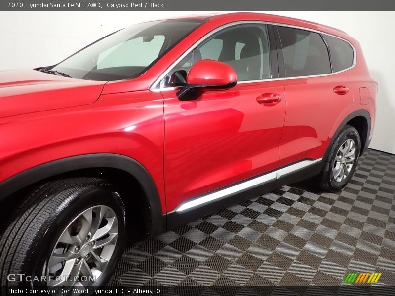Calypso Red / Black 2020 Hyundai Santa Fe SEL AWD