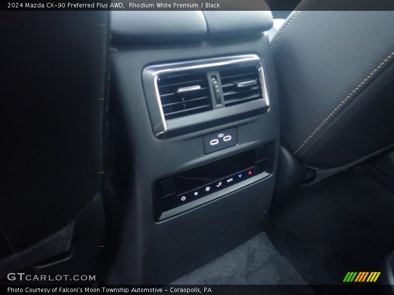 Rhodium White Premium / Black 2024 Mazda CX-90 Preferred Plus AWD