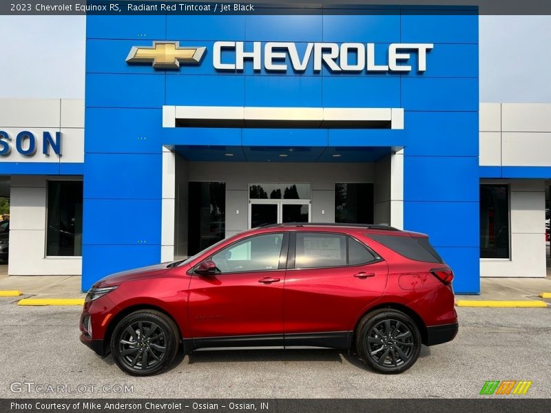 Radiant Red Tintcoat / Jet Black 2023 Chevrolet Equinox RS
