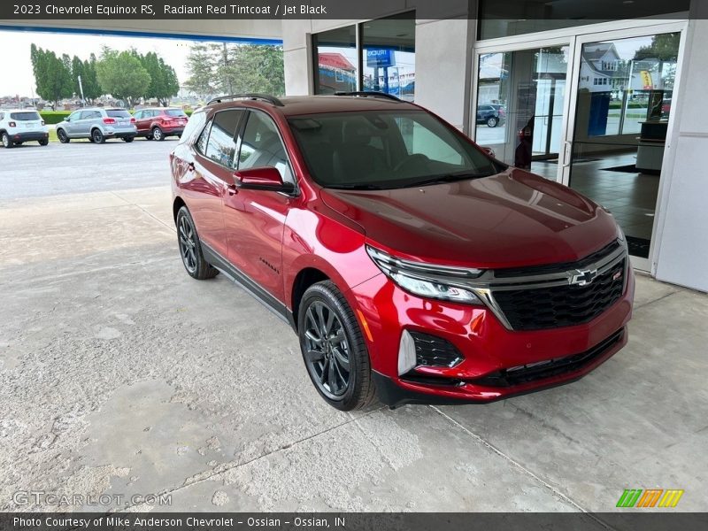 Radiant Red Tintcoat / Jet Black 2023 Chevrolet Equinox RS