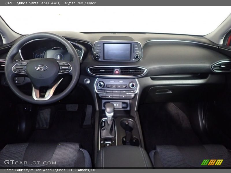 Calypso Red / Black 2020 Hyundai Santa Fe SEL AWD