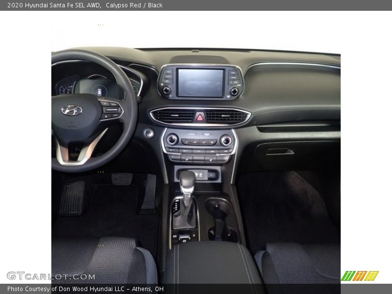 Calypso Red / Black 2020 Hyundai Santa Fe SEL AWD