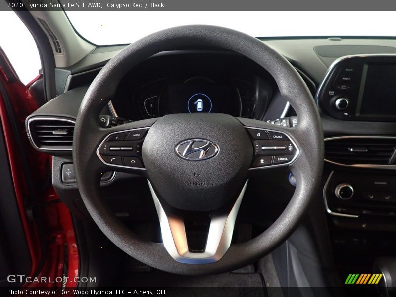 Calypso Red / Black 2020 Hyundai Santa Fe SEL AWD