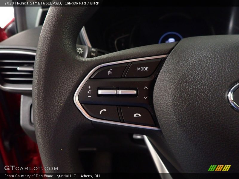 Calypso Red / Black 2020 Hyundai Santa Fe SEL AWD