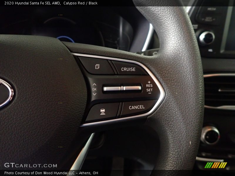 Calypso Red / Black 2020 Hyundai Santa Fe SEL AWD