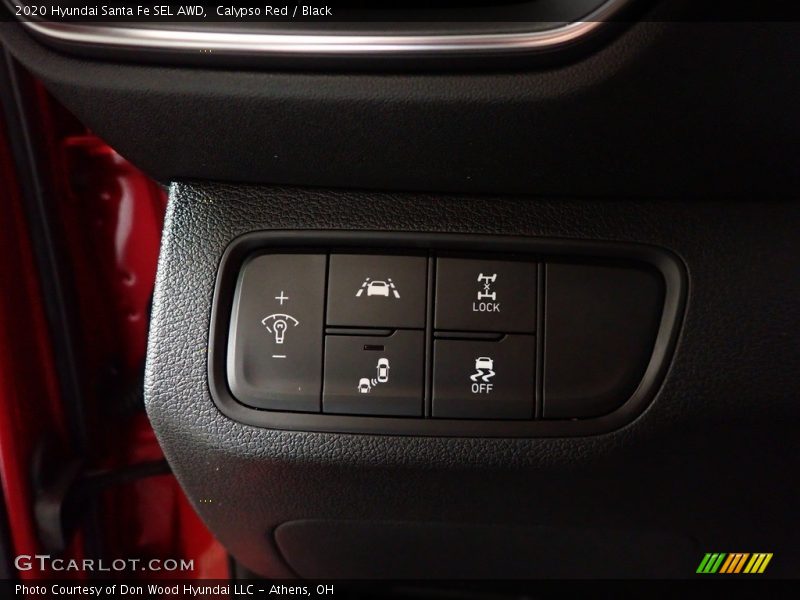 Calypso Red / Black 2020 Hyundai Santa Fe SEL AWD
