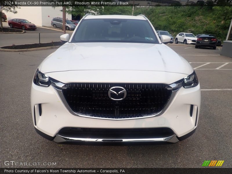 Rhodium White Premium / Black 2024 Mazda CX-90 Premium Plus AWD